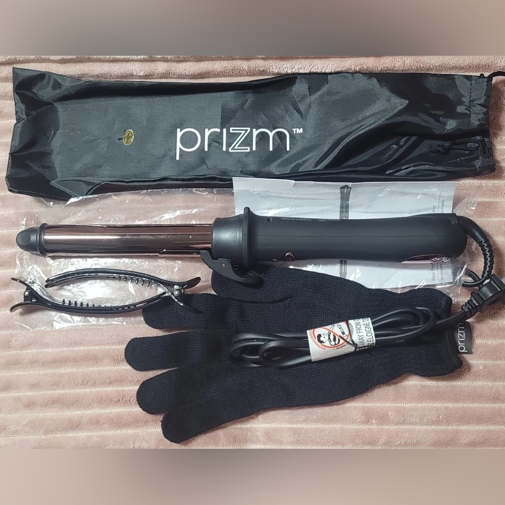 Prizm 1 Inch Wavy Professional Rotating Curling Iron